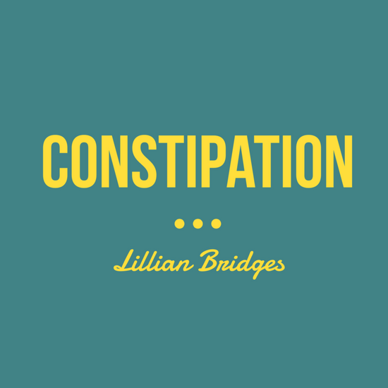 Constipation; Where it is seen on the face.